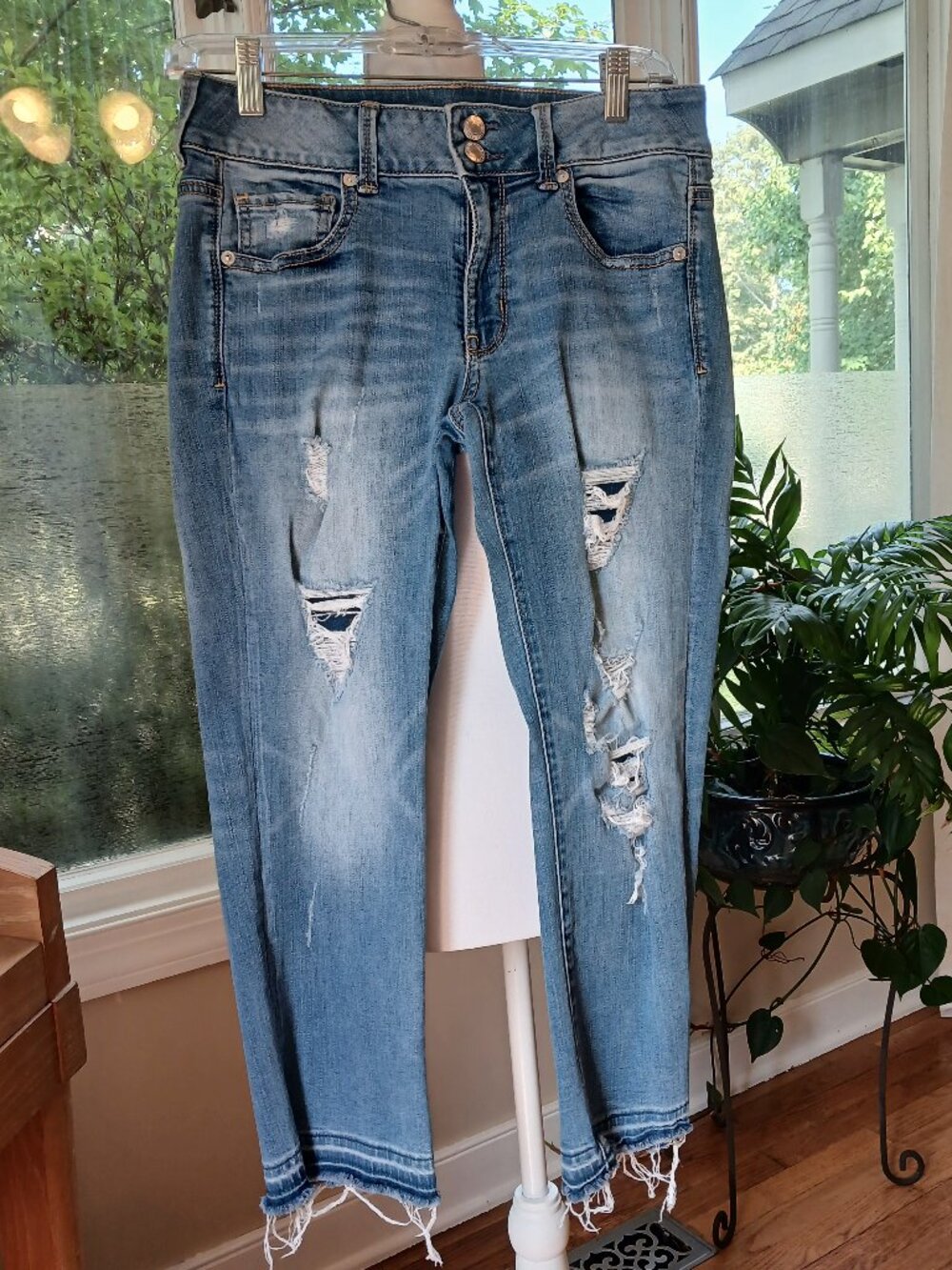 American Eagle Artist Crop Jeans
